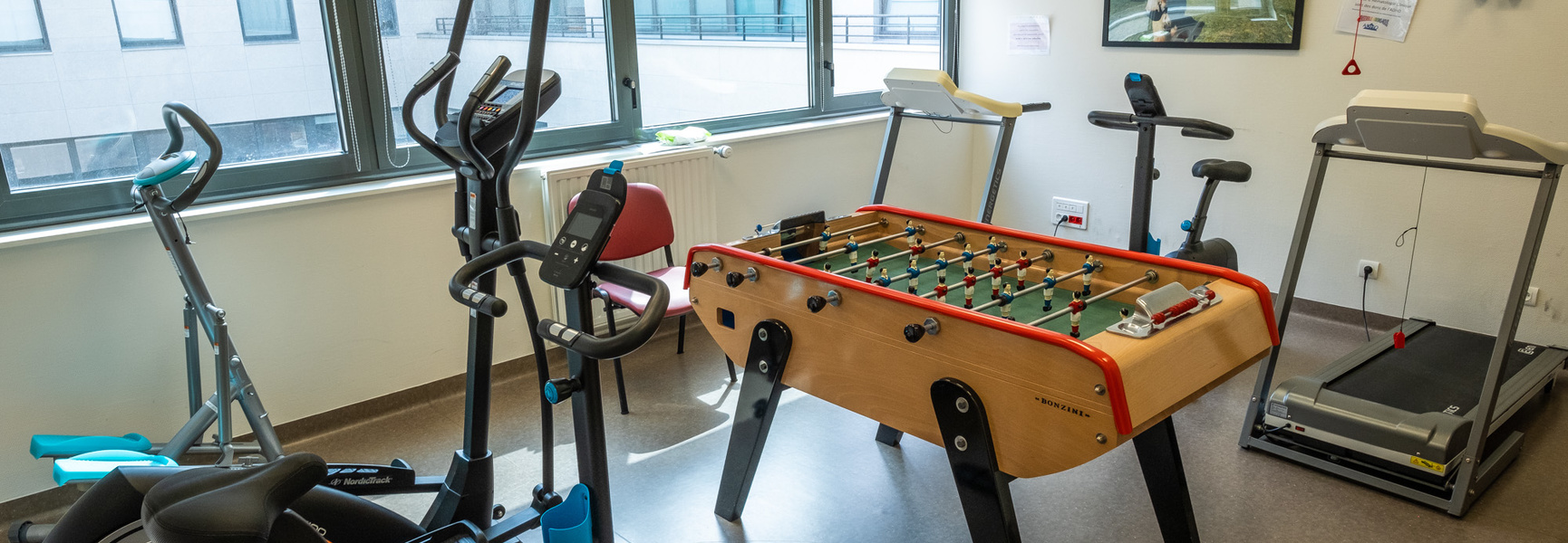 Salle destinée à l'activité physique adaptée